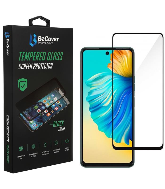 Захисне скло BeCover для Tecno Camon 18/Camon 18P/Spark 8 Pro Black (707326)