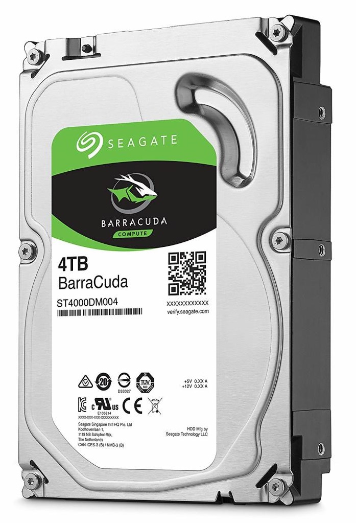 Накопичувач HDD SATA 4.0TB Seagate BarraCuda 5400rpm 256MB (ST4000DM004)