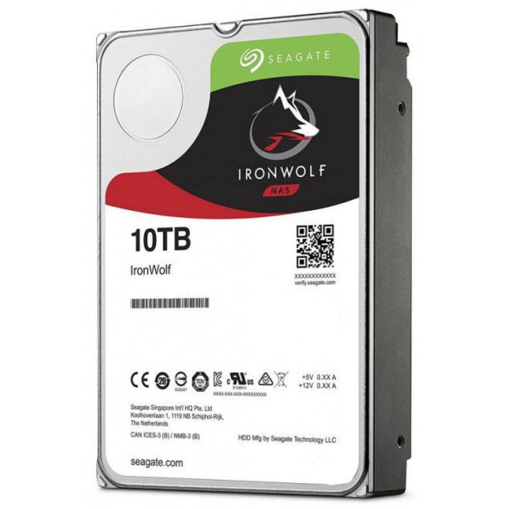 Накопичувач HDD SATA 10.0TB Seagate IronWolf NAS 7200rpm 256MB (ST10000VN000)