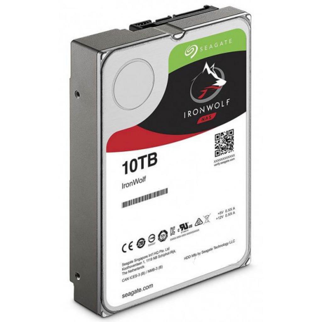 Накопичувач HDD SATA 10.0TB Seagate IronWolf NAS 7200rpm 256MB (ST10000VN000)