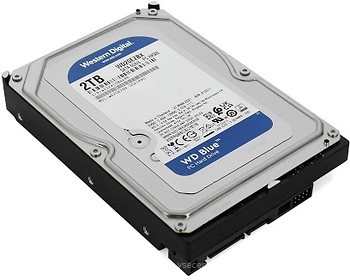 Накопичувач HDD SATA 2.0TB WD Blue 7200rpm 256MB (WD20EZBX)