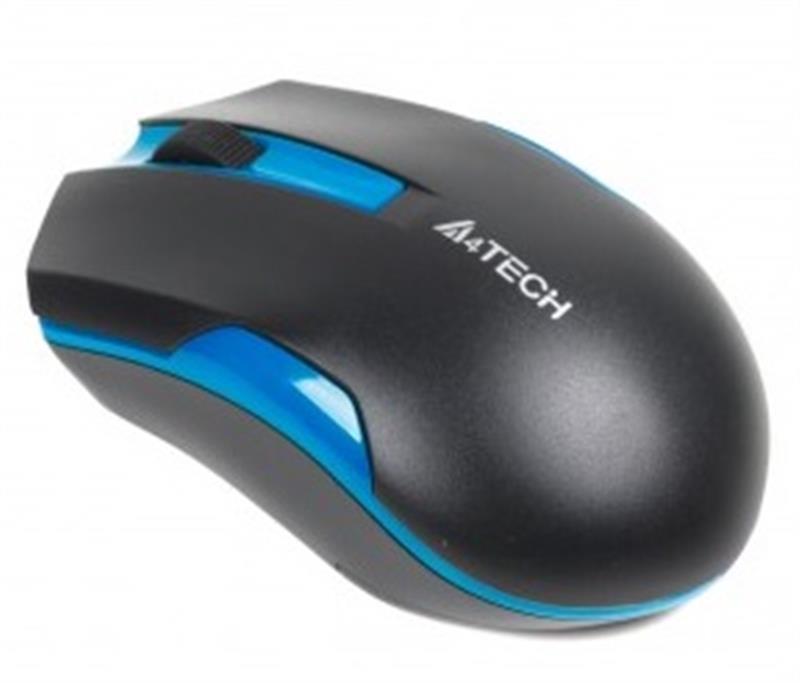 Миша бездротова A4Tech G3-200N Black/Blue USB V-Track