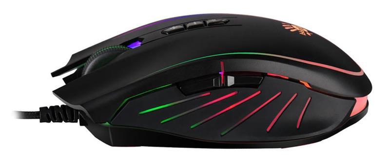 Миша A4Tech Q81 Bloody Neon XGlide Curve Black