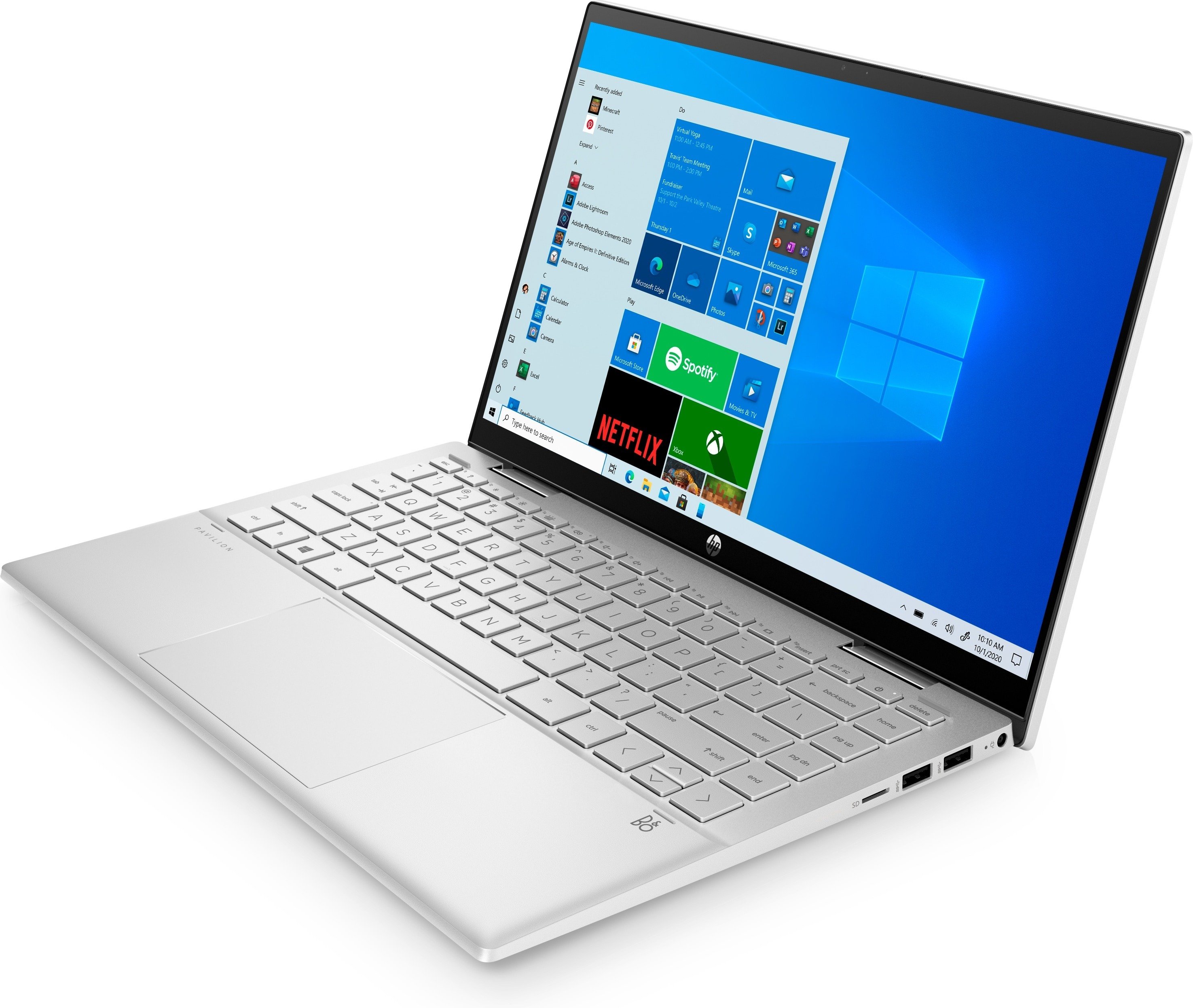 Ноутбук HP Pavilion x360 14-ek1011ua (832S9EA) Silver