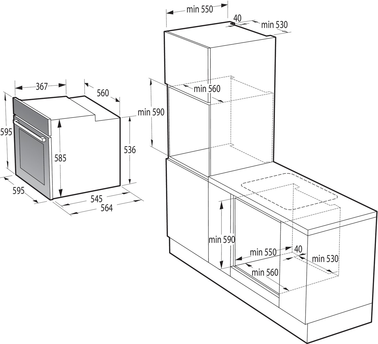 Духова шафа Gorenje BOS6737E13BG