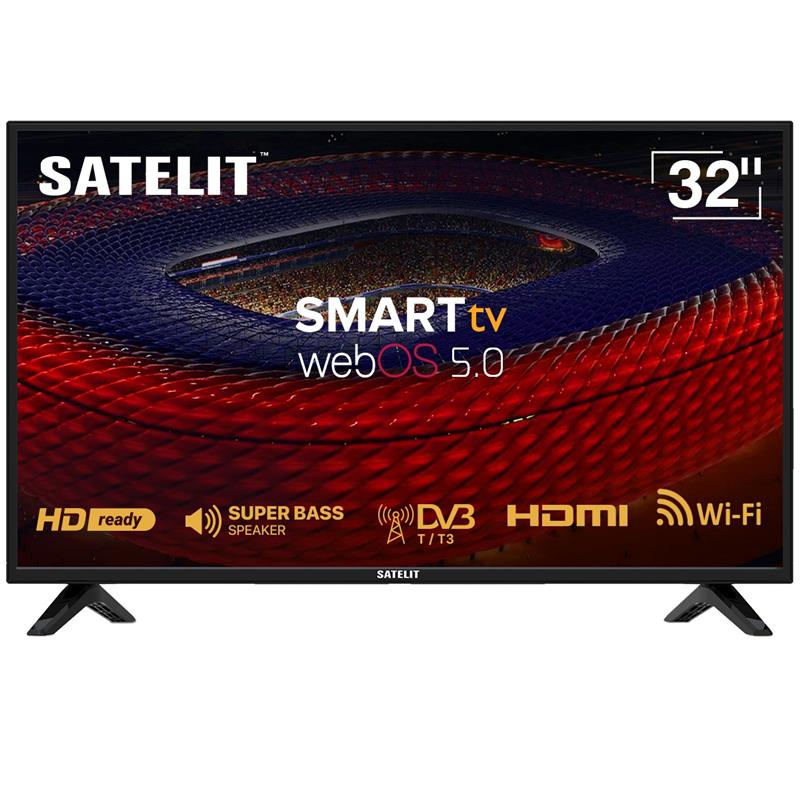 TV 32 Satelit 32H9200WS HD / Smart TV / HDMI / USB / Wi-Fi / Ethernet / Black (32H9200WS#) (1410393)