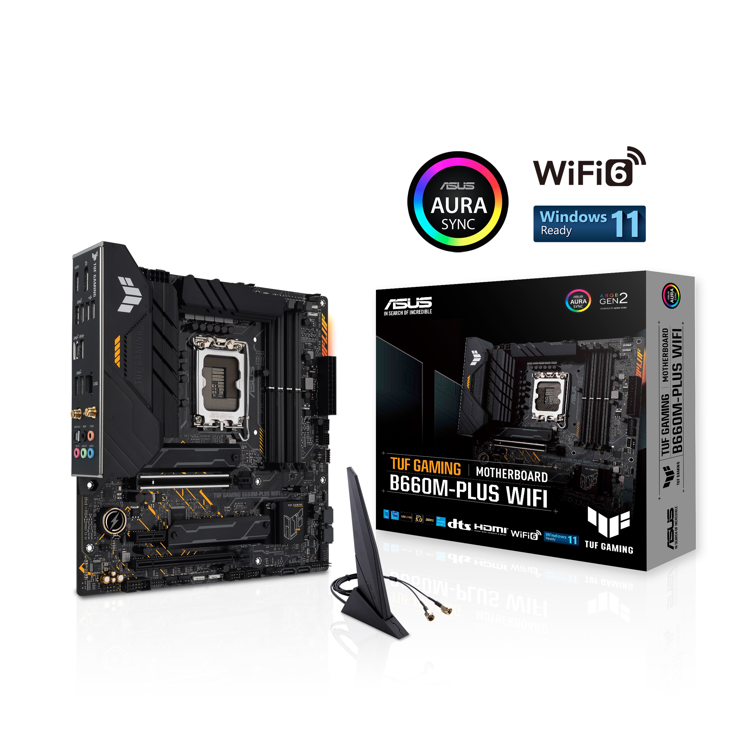 Материнська плата Asus TUF Gaming B660M-Plus WiFi Socket 1700