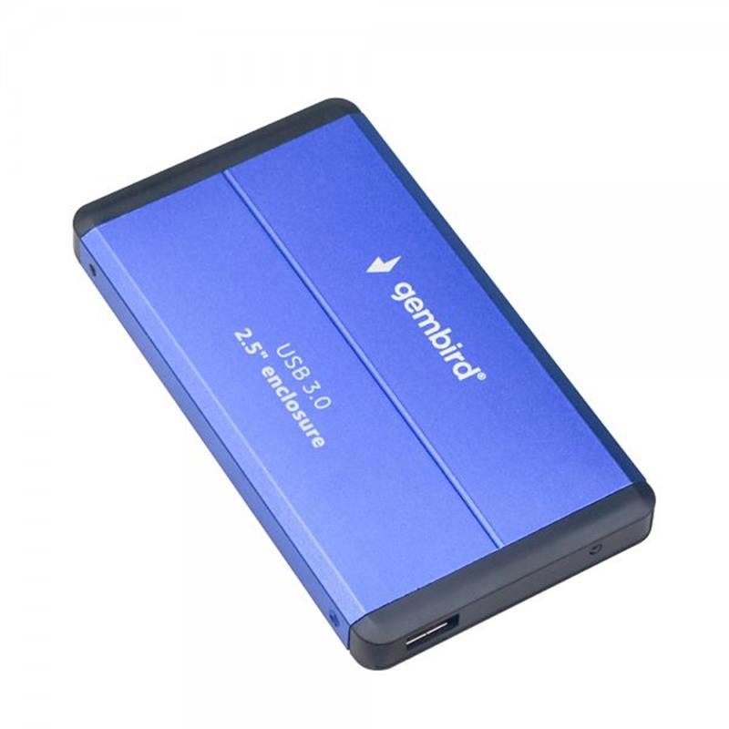 Зовнішня кишеня Gembird для підключення SATA HDD 2.5", USB 3.0, Blue (EE2-U3S-2-B)