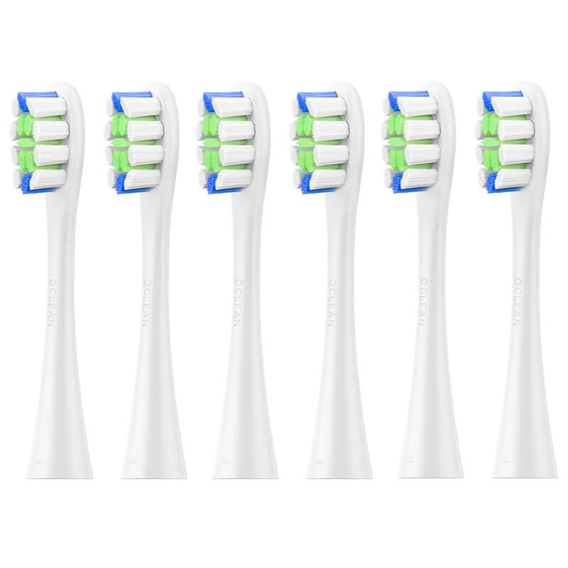 Насадка для зубної електрощітки Oclean P1C1 W06 Plaque Control Brush Head White (6 шт) (6970810552225)