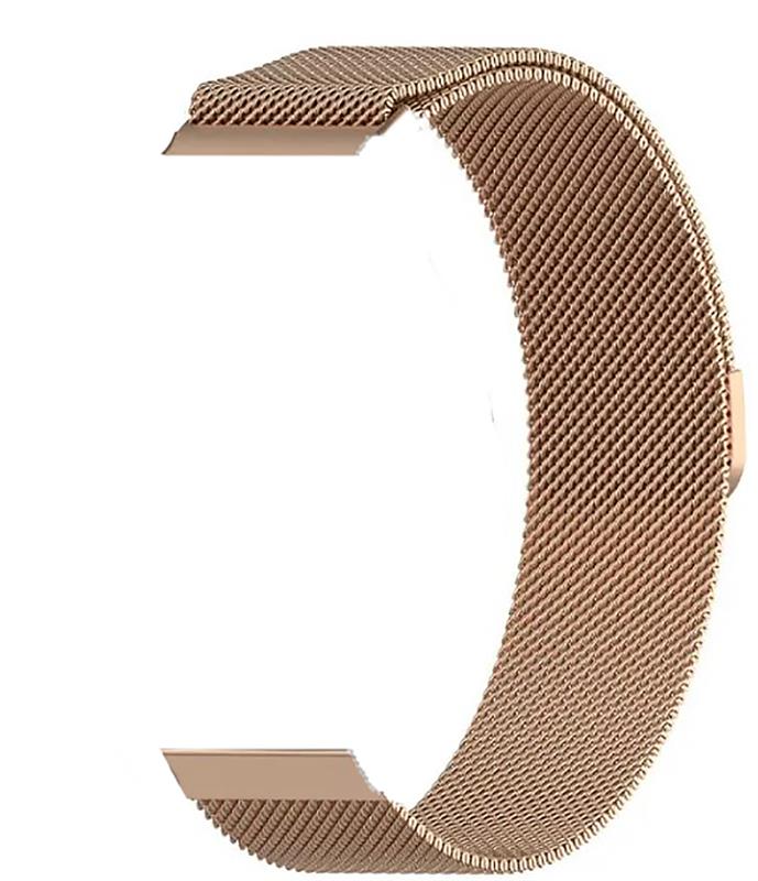 Ремінець BeCover Milanese Style для Xiaomi Amazfit Bip (22mm) Lite/Bip S Lite/GTR 42mm/GTS/TicWatch S2/TicWatch E/GTS 3/GTS 2 mini Brown (707736)