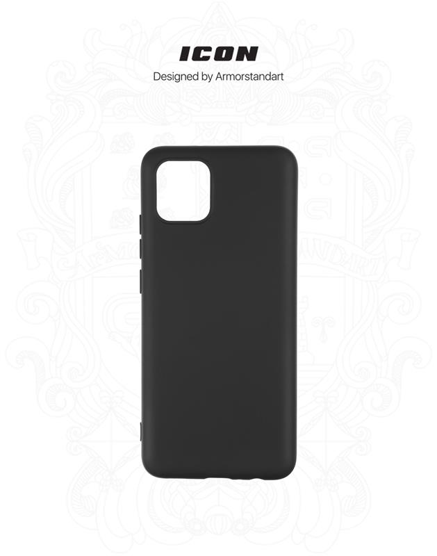 Чохол-накладка Armorstandart Icon для Samsung Galaxy A03 SM-A035 Black (ARM60875)