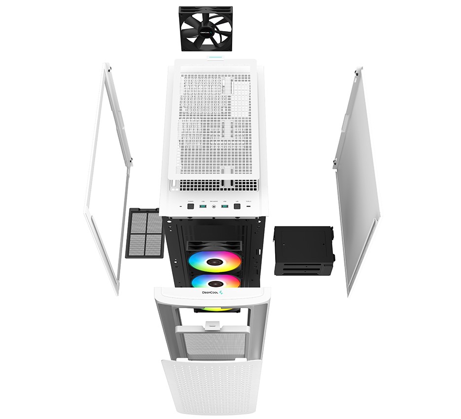 Корпус DeepCool CK560 White (R-CK560-WHAAE4-G-1) без БЖ