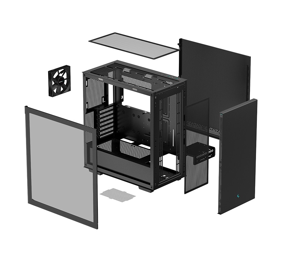 Корпус DeepCool CH510 Black (R-CH510-BKNNE1-G-1) без БЖ