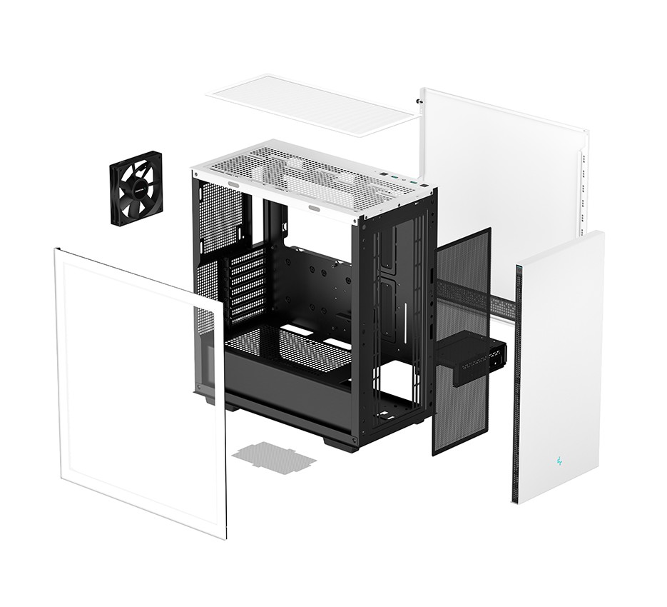 Корпус DeepCool CH510 White (R-CH510-WHNNE1-G-1) без БЖ