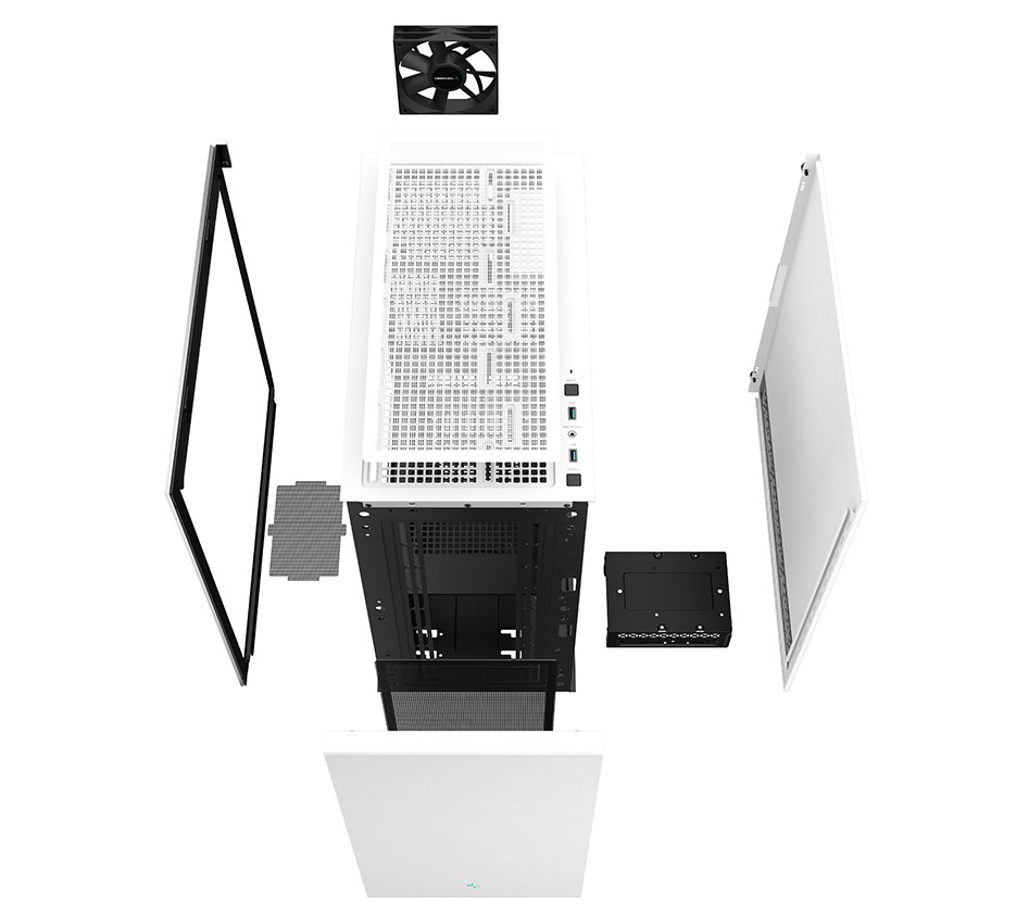 Корпус DeepCool CH510 White (R-CH510-WHNNE1-G-1) без БЖ