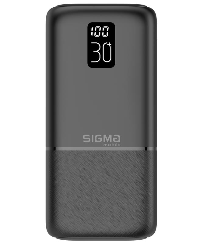 Універсальна мобільна батарея Sigma mobile X-Power SI30A3QL 30000mAh Black (4827798423912)