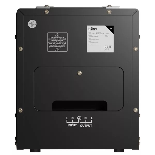 фото Стабілізатор напруги Njoy Alvis 5000 (AVRL-5005TAL-CS01B)
