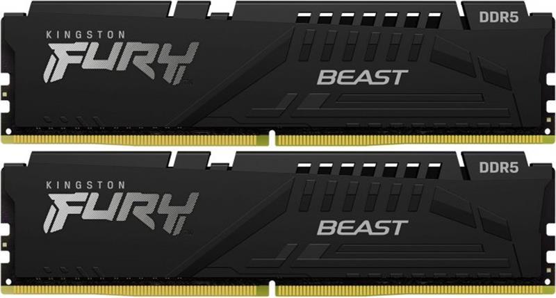 Модуль пам`яті DDR5 2x16GB/5600 Kingston Fury Beast Black (KF556C36BBEK2-32)