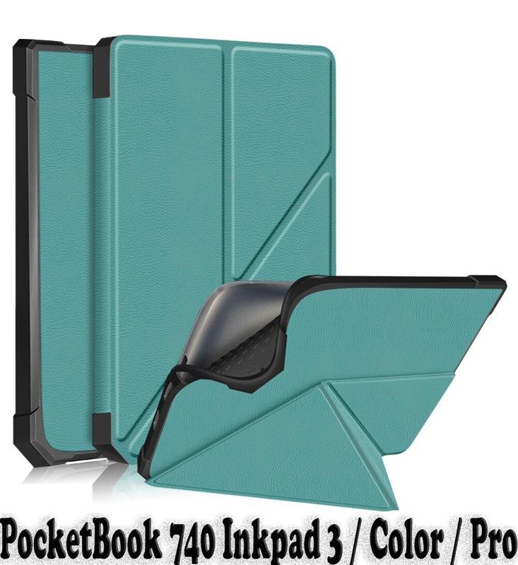 Чохол-книжка BeCover Ultra Slim Origami для PocketBook 740 Inkpad 3/Color/Pro Dark Green (707453)