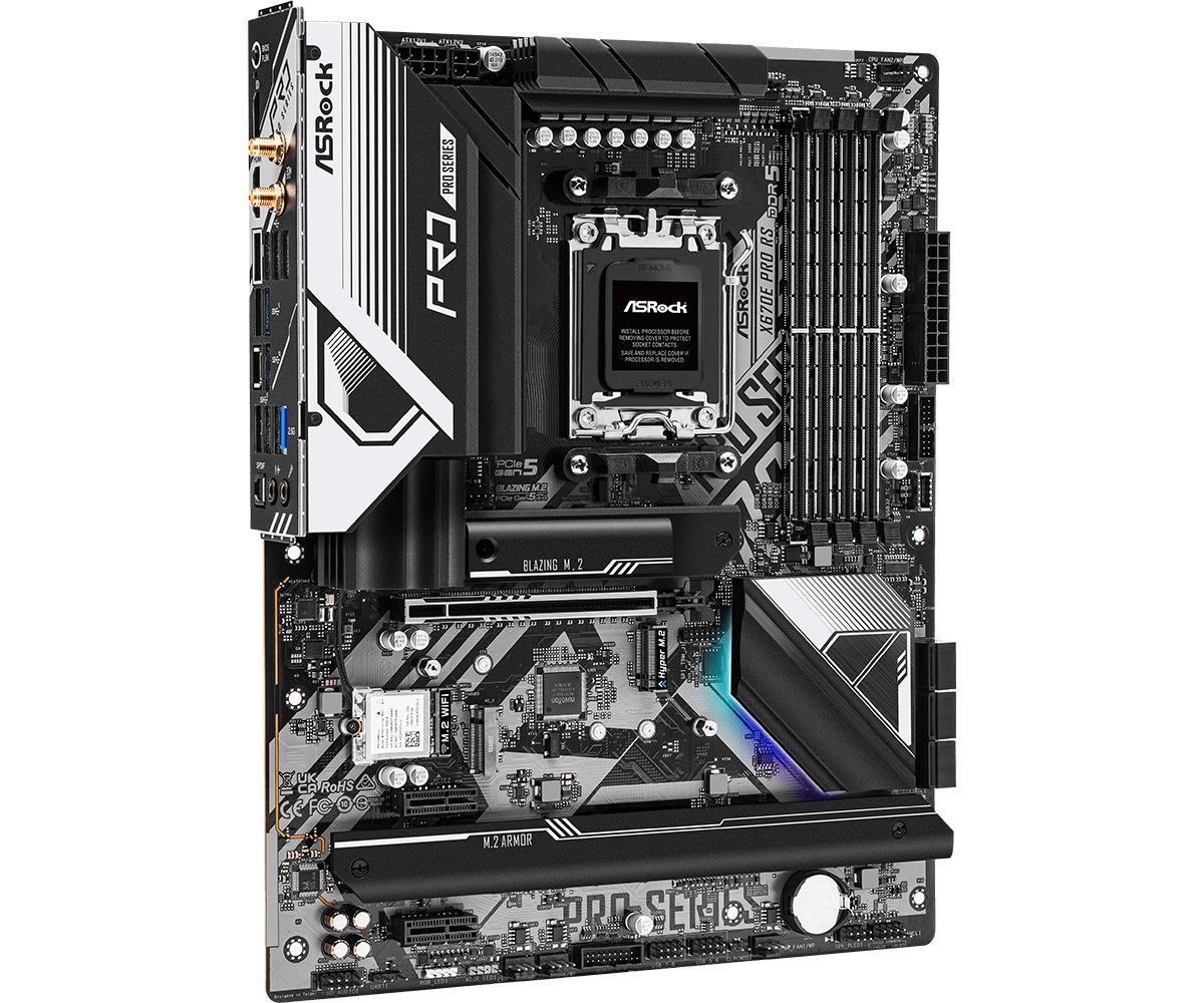 Материнська плата ASRock X670E PRO RS Socket AM5