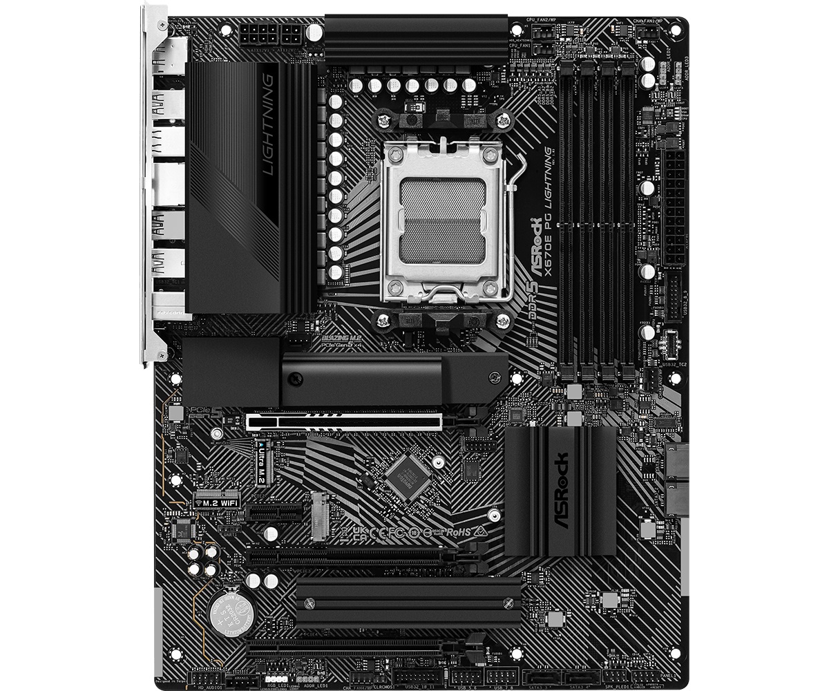 Материнська плата ASRock X670E PG Lightning Socket AM5