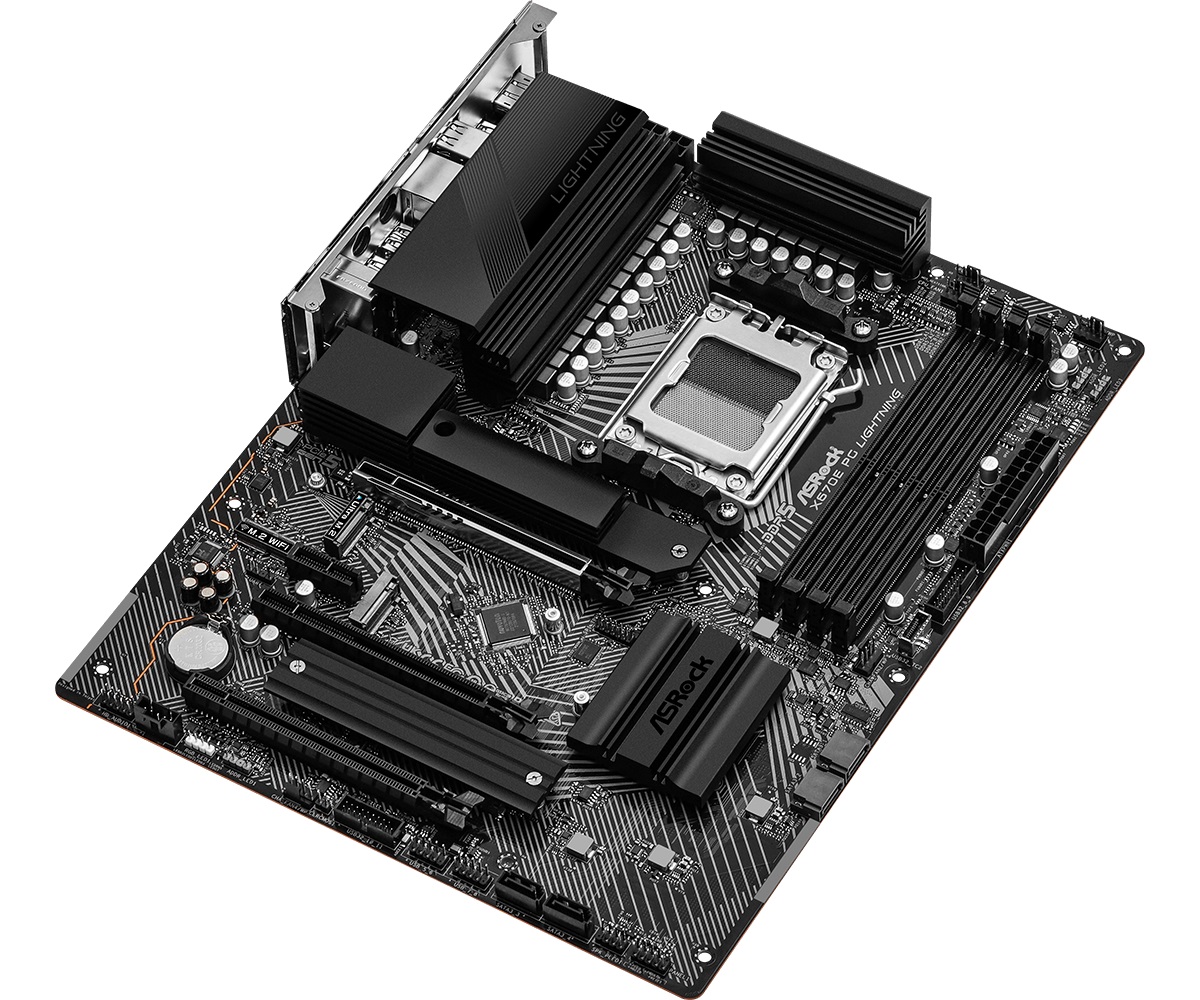 Материнська плата ASRock X670E PG Lightning Socket AM5