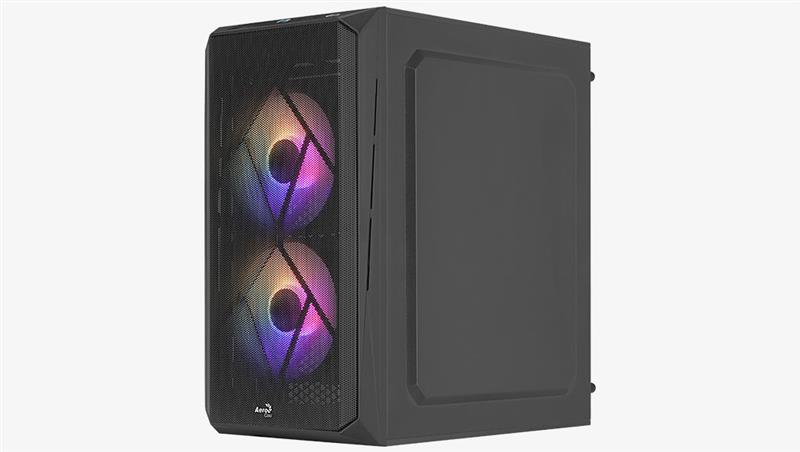 Корпус AeroCool CS-107-A-BK-v2 (ACCS-PC14032.11) Black + БЖ VX Plus 500 500W