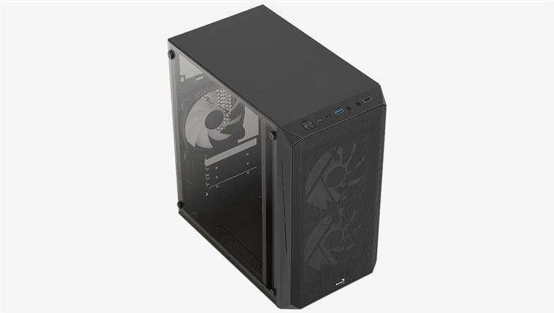 Корпус AeroCool CS-107-A-BK-v2 (ACCS-PC14032.11) Black без БЖ