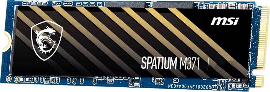 Накопичувач SSD  500GB MSI Spatium M371 M.2 2280 PCIe 3.0 x4 NVMe 3D NAND TLC (S78-440K160-P83)