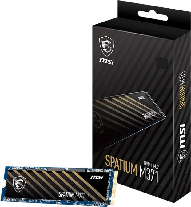 Накопичувач SSD  500GB MSI Spatium M371 M.2 2280 PCIe 3.0 x4 NVMe 3D NAND TLC (S78-440K160-P83)