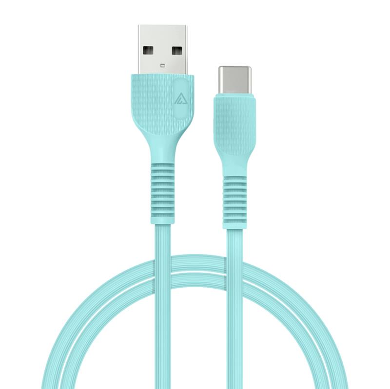 Кабель ACCLAB AL-CBCOLOR-T1MT USB - USB Type-C (M/M), 1.2 м, Mint (1283126518256)