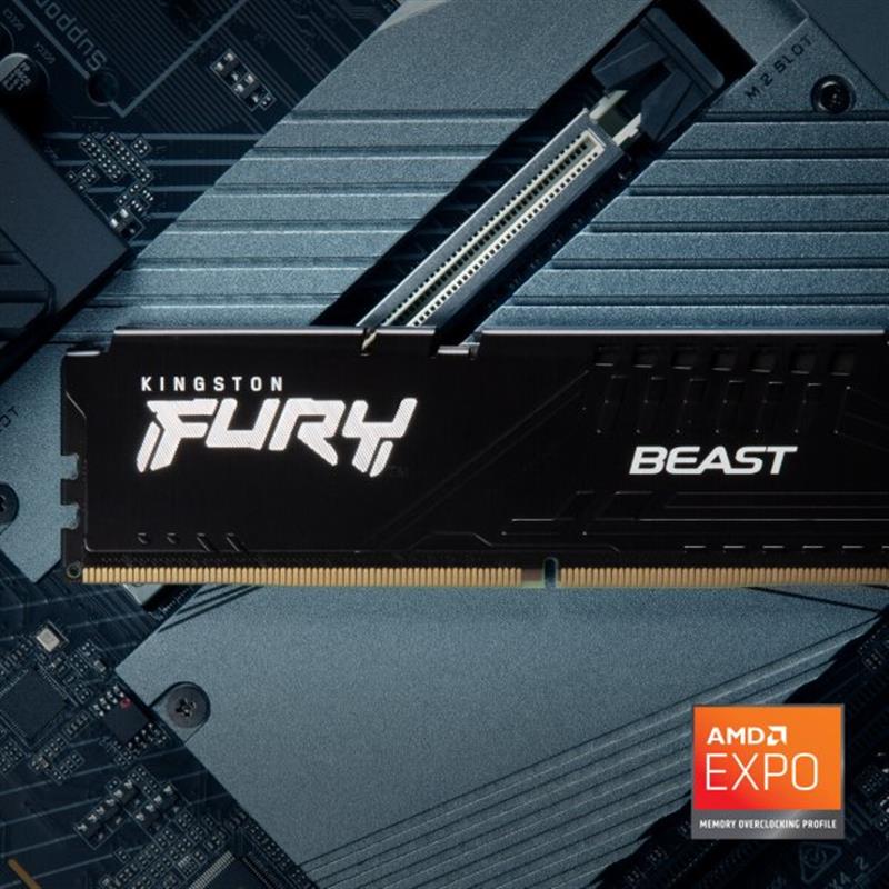 Модуль пам`яті DDR5 2x16GB/6000 Kingston Fury Beast Black (KF560C30BBK2-32)