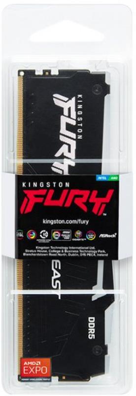 Модуль пам`яті DDR5 16GB/5200 Kingston Fury Beast RGB Black (KF552C36BBEA-16)