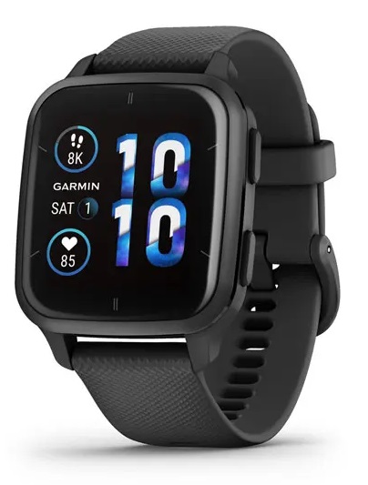 Смарт-годинник Garmin Venu Sq 2 Music Black/Slate (010-02700-80)