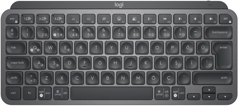 Клавіатура бездротова Logitech MX Keys Mini Wireless Illuminated Graphite (920-010498)