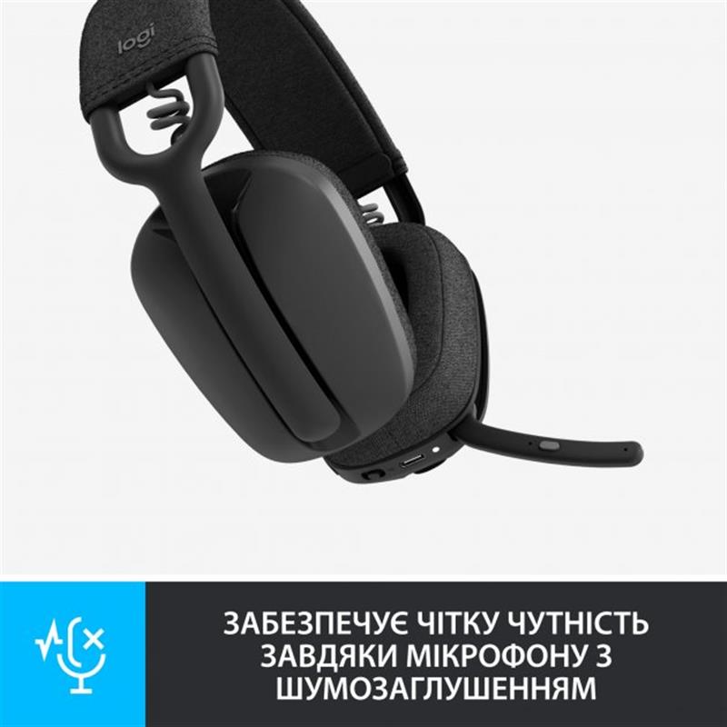 Bluetooth-гарнітура Logitech Zone Vibe 100 Wireless Graphite (981-001213)