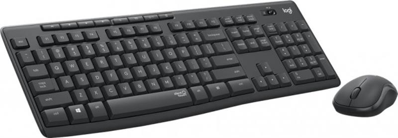 Комплект (клавiатура, миша) бездротовий Logitech MK295 Combo Black (920-009800)