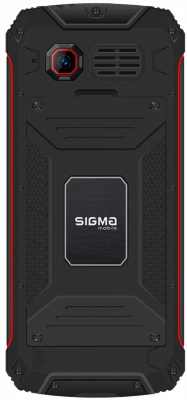 Мобільний телефон Sigma mobile X-treme PR68 Dual Sim Black/Red (4827798122129)