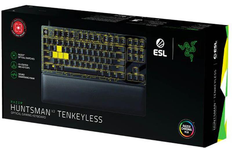 Клавіатура Razer Huntsman V2 Tenkeyless Red Switch Black (RZ03-03941700-R3M1)