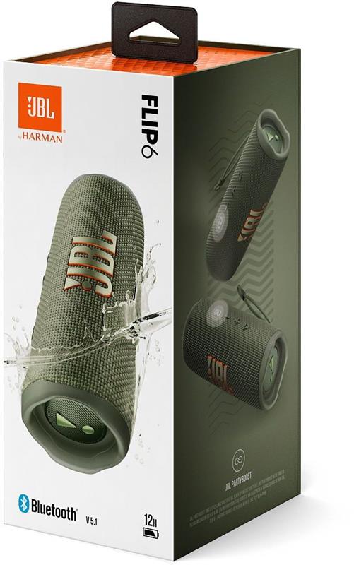 Акустична система JBL Flip 6 Green (JBLFLIP6GREN)