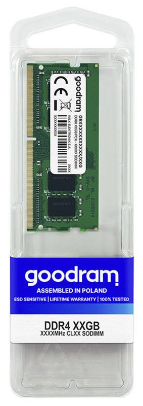 Модуль пам`яті SO-DIMM 8GB/3200 DDR4 Goodram (GR3200S464L22S/8G)