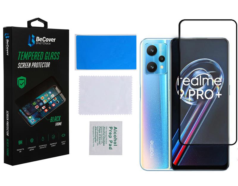 Захисне скло BeCover для Realme 9 Pro Plus Black (707879)