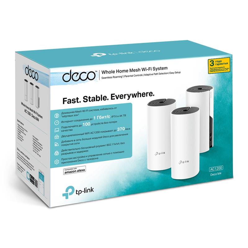 WiFi Mesh система TP-Link DECO M4(3-pack)