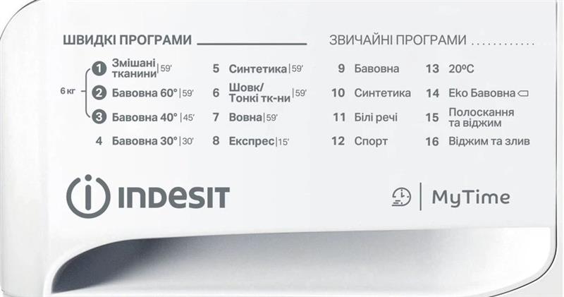 Пральна машина Indesit OMTWSE 61051 WK UA