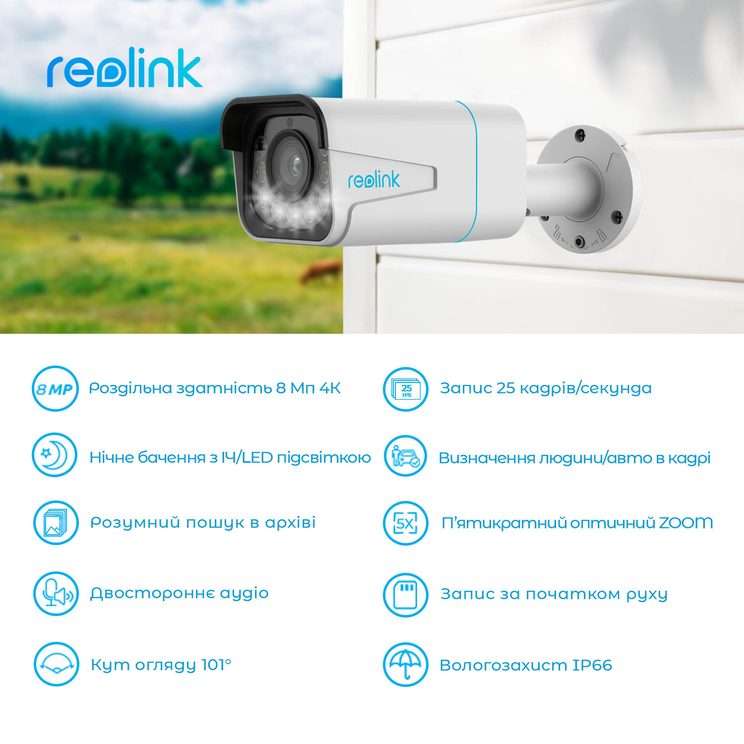 IP камера Reolink P430 (RLC-811A)