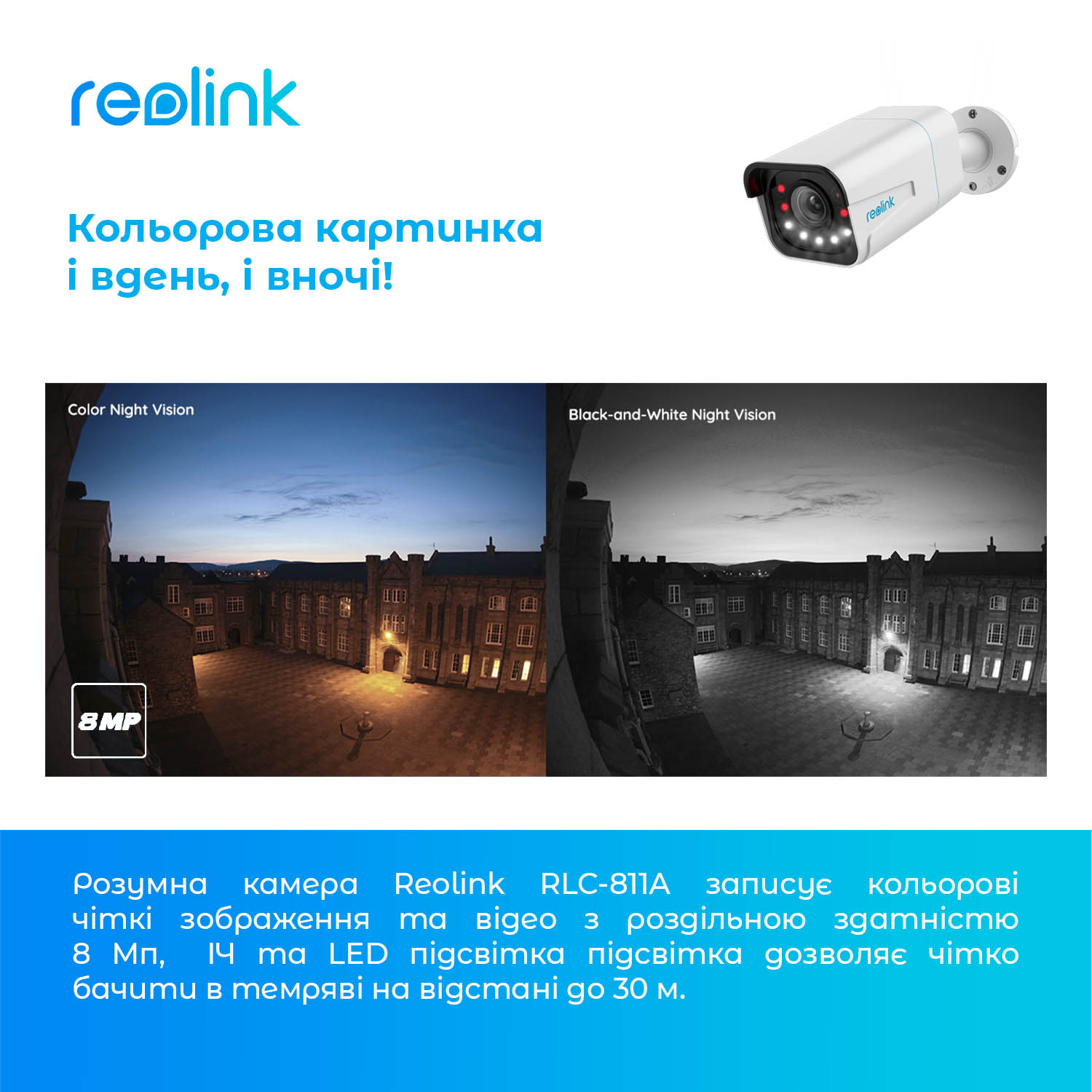 IP камера Reolink P430 (RLC-811A)