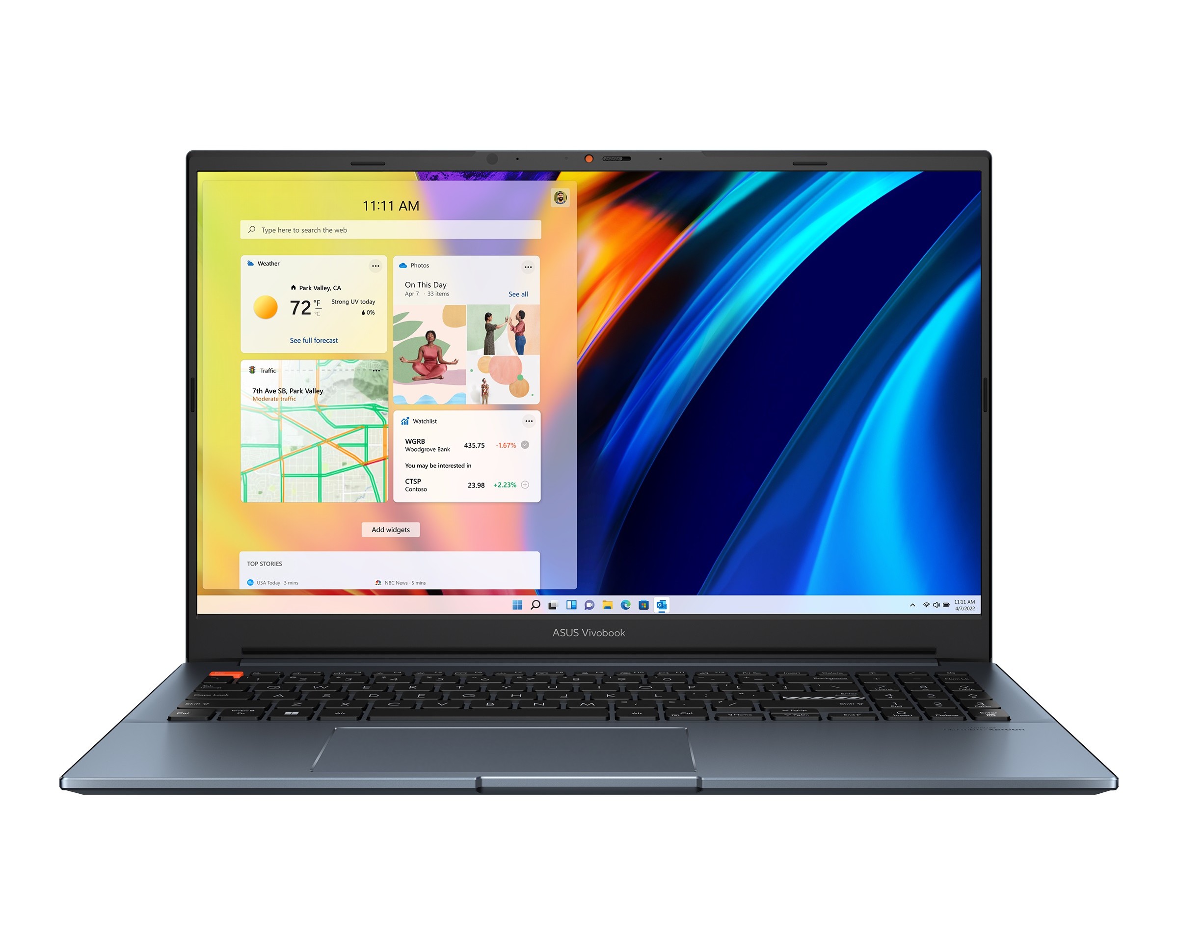 Ноутбук Asus Vivobook Pro 15 OLED K6502VV-MA023 (90NB1121-M000T0) Quiet Blue