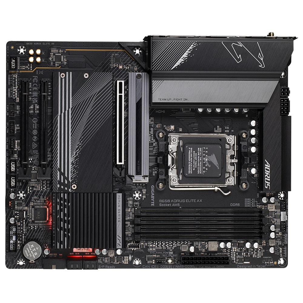 Материнська плата Gigabyte B650 Aorus Elite AX Socket AM5 Материнська плата Gigabyte B650 Aorus Elite AX Socket AM5
