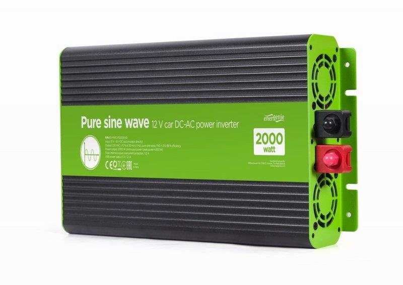 Інвертор напруги EnerGenie EG-PWC-PS2000-01 2000W