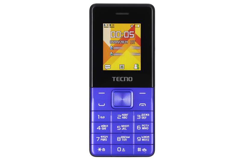 Мобiльний телефон Tecno T301 Dual Sim Blue (4895180778698)